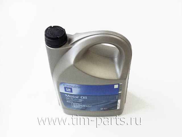 Масло моторное 5W30 dexos2 синтетика 5 литров для Шевроле Тахо 